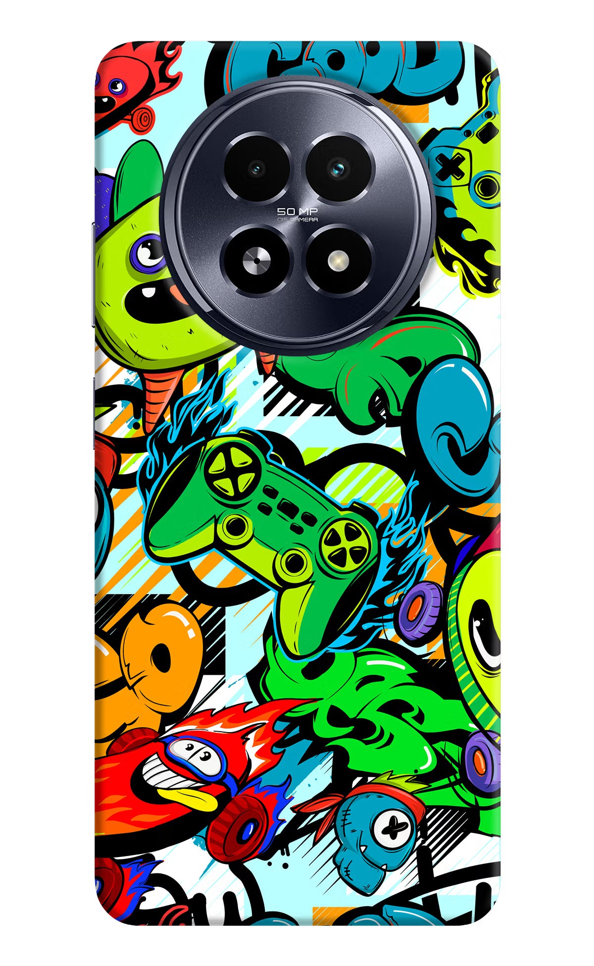 Game Doodle Realme 13 5G Hard Case Back Cover by Casekaro