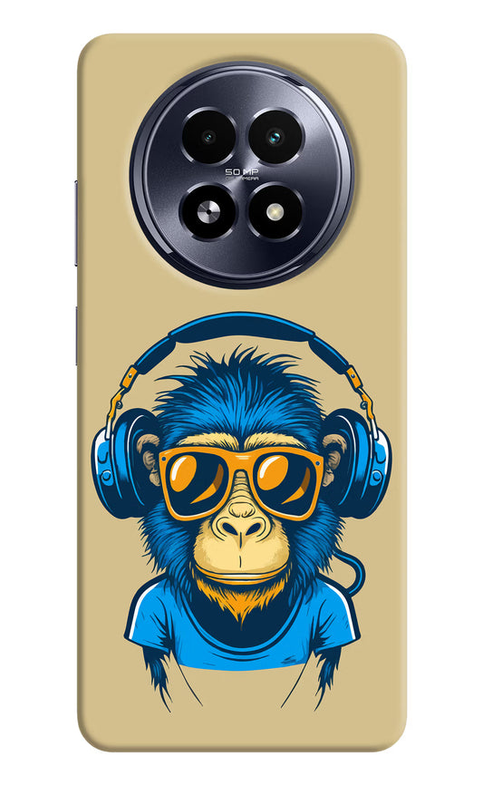 Monkey Headphone Realme 13 5G Hard Case Back Cover by Casekaro