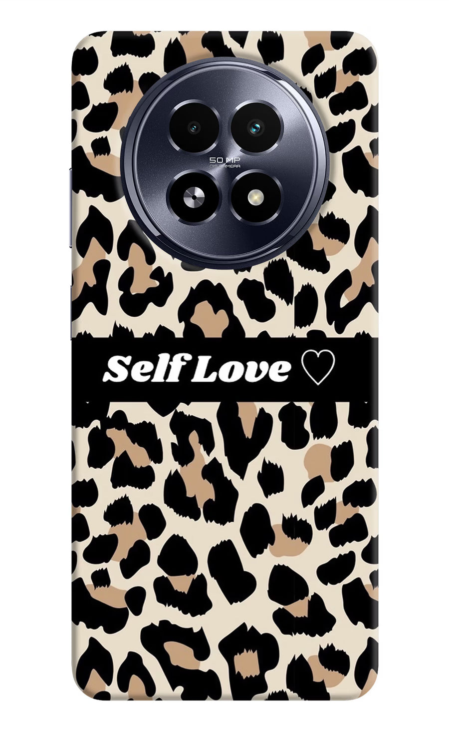 Leopard Print Self Love Realme 13 5G Back Cover, Hard case