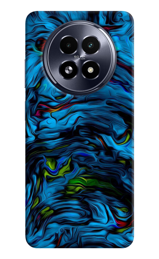 Dark Blue Abstract Realme 13 5G Hard Case Back Cover by Casekaro