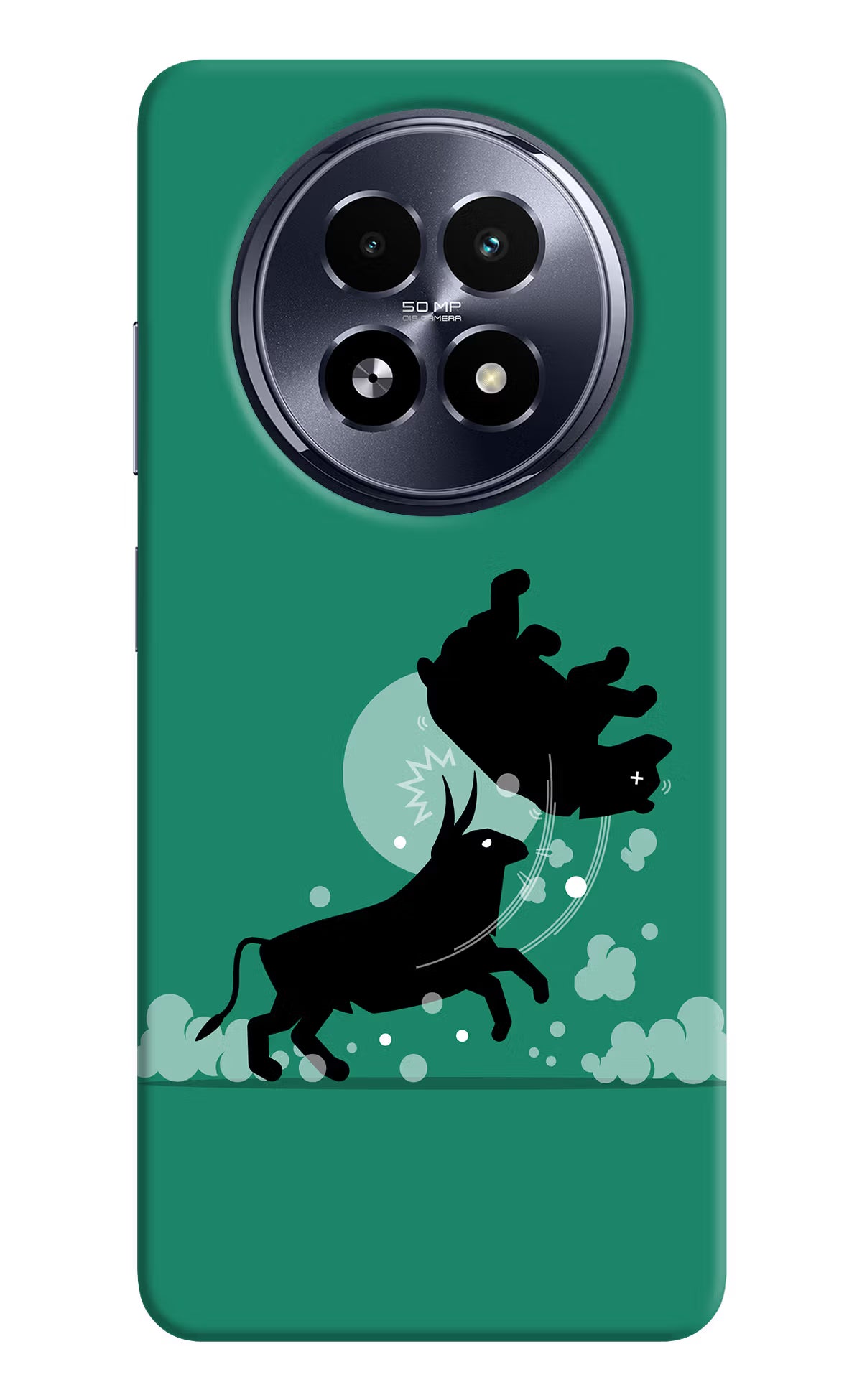 Bull Conqueror Realme 13 5G Hard Case Back Cover by Casekaro