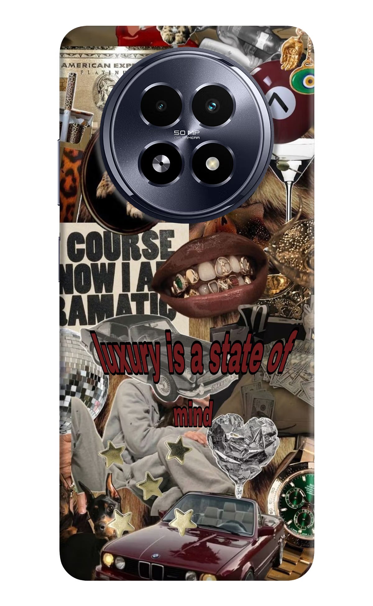 Luxury Realme 13 5G Hard Case Back Cover by Casekaro