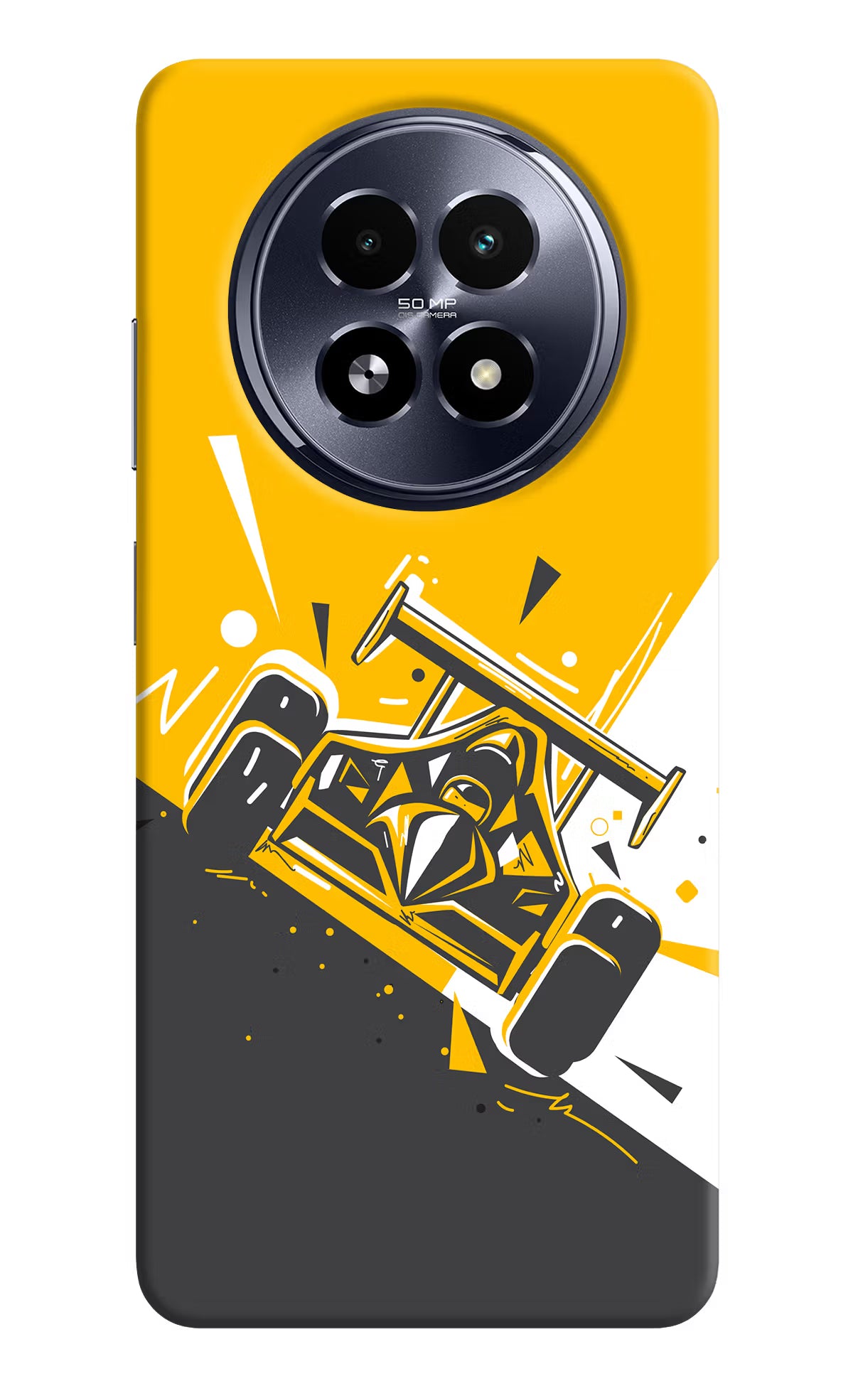 Track King Realme 13 5G Hard Case Back Cover by Casekaro