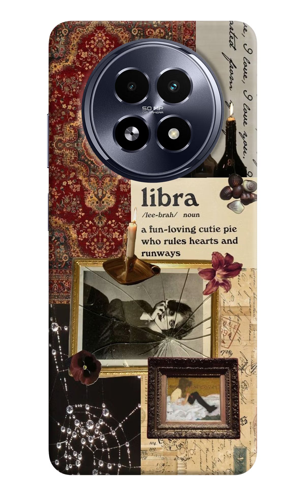 Libra Zodiac Realme 13 5G Hard Case Back Cover by Casekaro