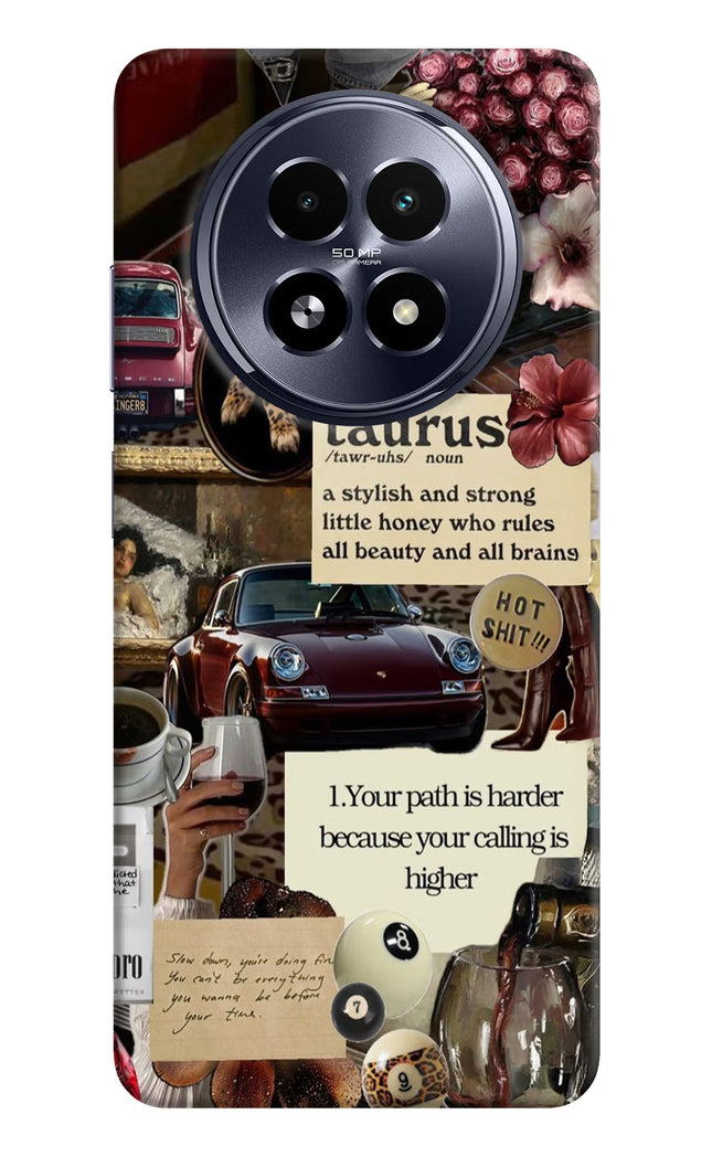 Taurus Zodiac Realme 13 5G Hard Case Back Cover by Casekaro