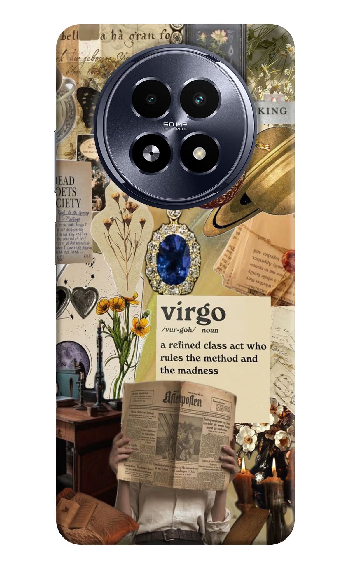 Virgo Zodiac Realme 13 5G Hard Case Back Cover by Casekaro