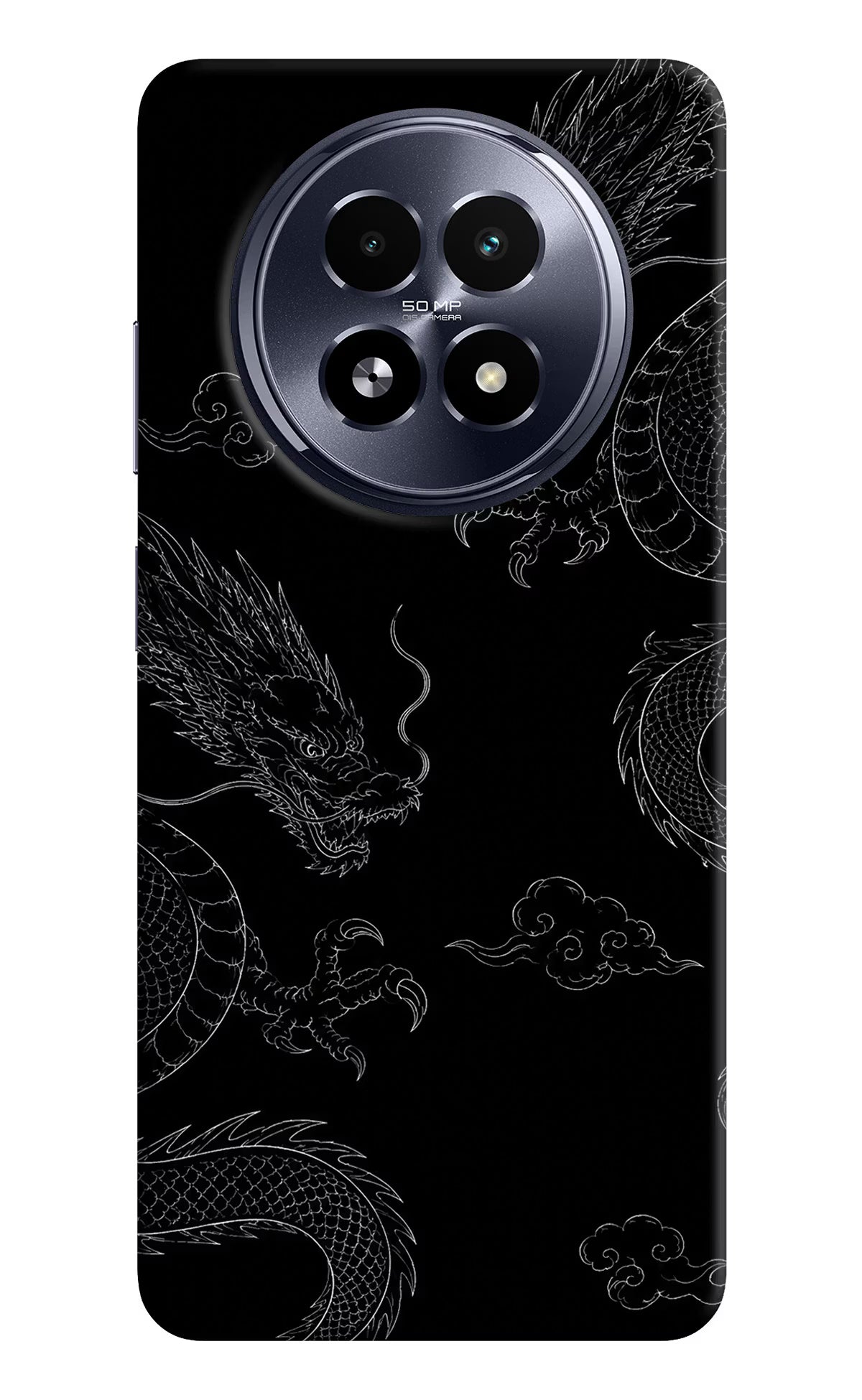 Twin Dragons Realme 13 5G Hard Case Back Cover by Casekaro