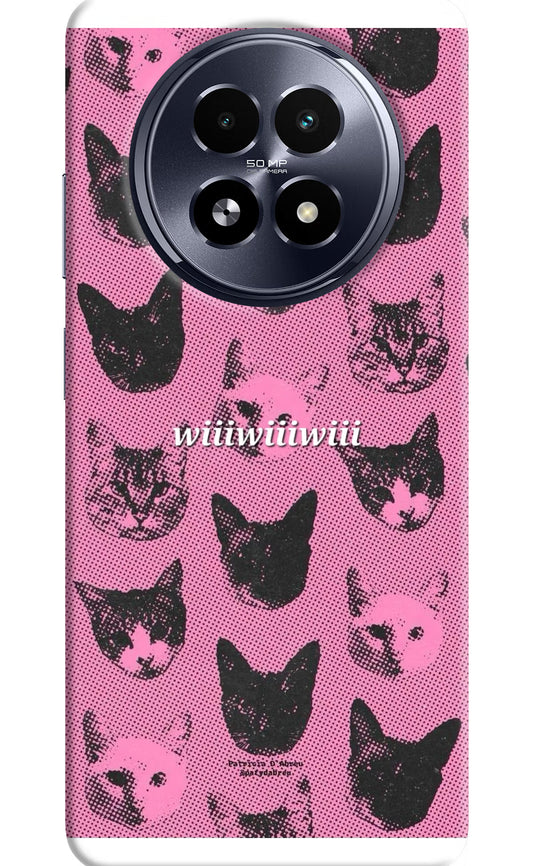 Pink Cats Realme 13 5G Hard Case Back Cover by Casekaro