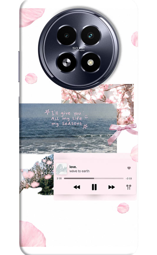 Wave to earth Realme 13 5G Hard Case Back Cover by Casekaro