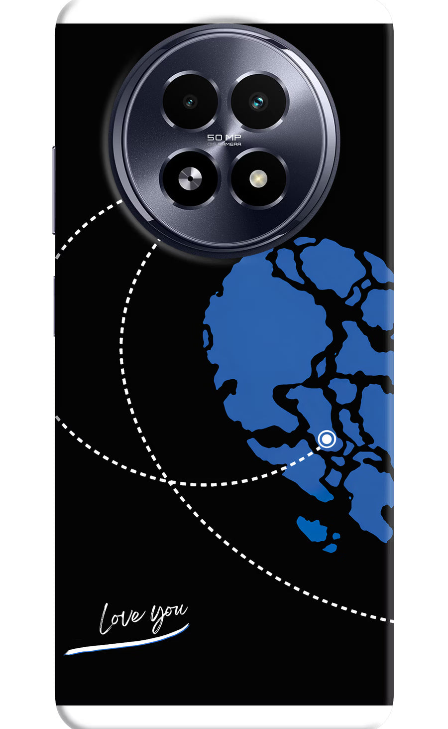 Love Orbit Realme 13 5G Back Cover, Hard case