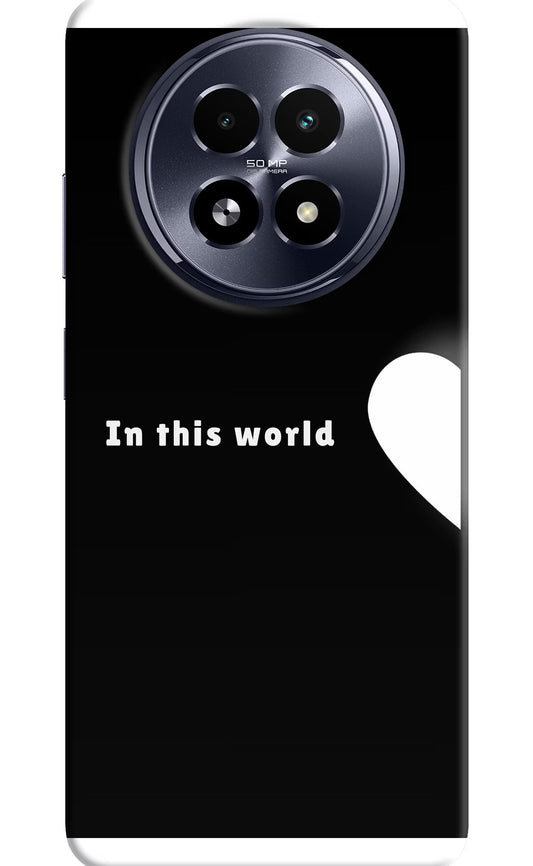 This World Realme 13 5G Hard Case Back Cover by Casekaro