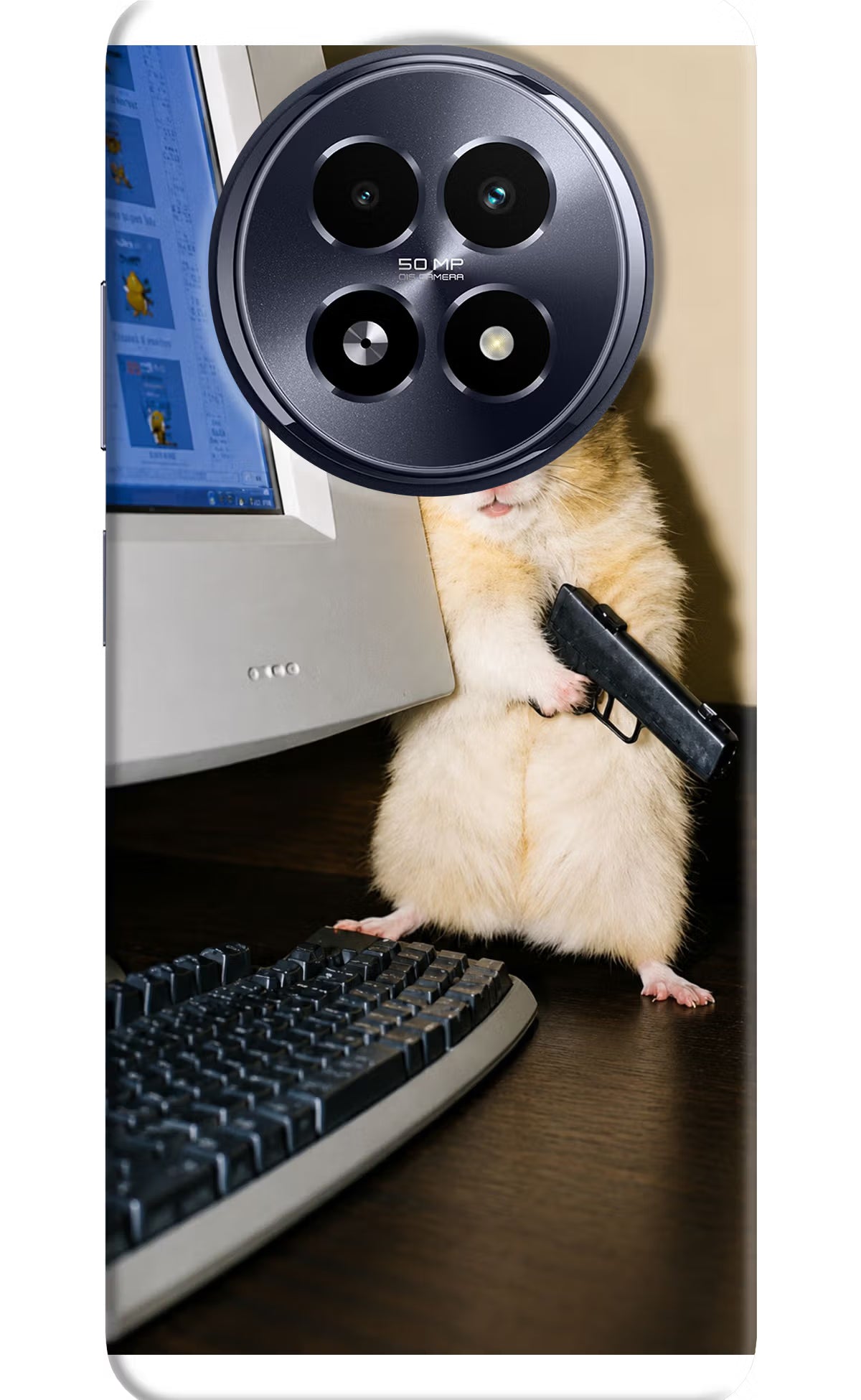 Hacker Hamster Realme 13 5G Back Cover