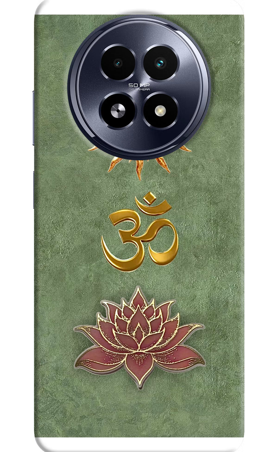 Om & Lotus Realme 13 5G Back Cover, Hard case
