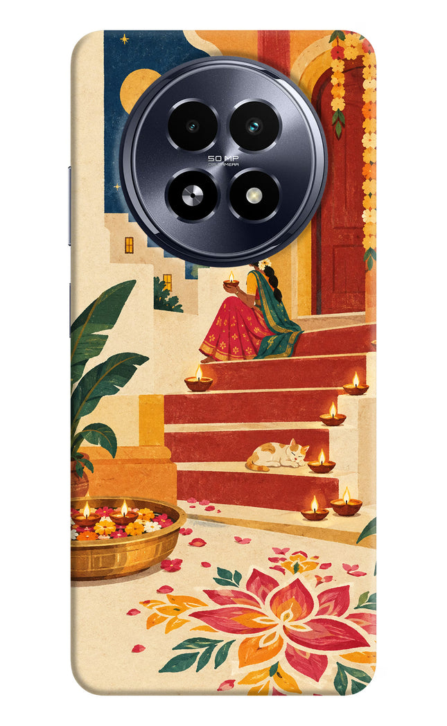 Diwali Rangoli Realme 13 5G Hard Case Back Cover by Casekaro
