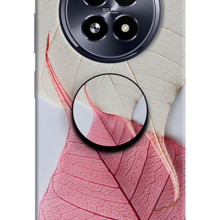 White Pink Leaf Realme 13 5G Pop Case by Casekaro