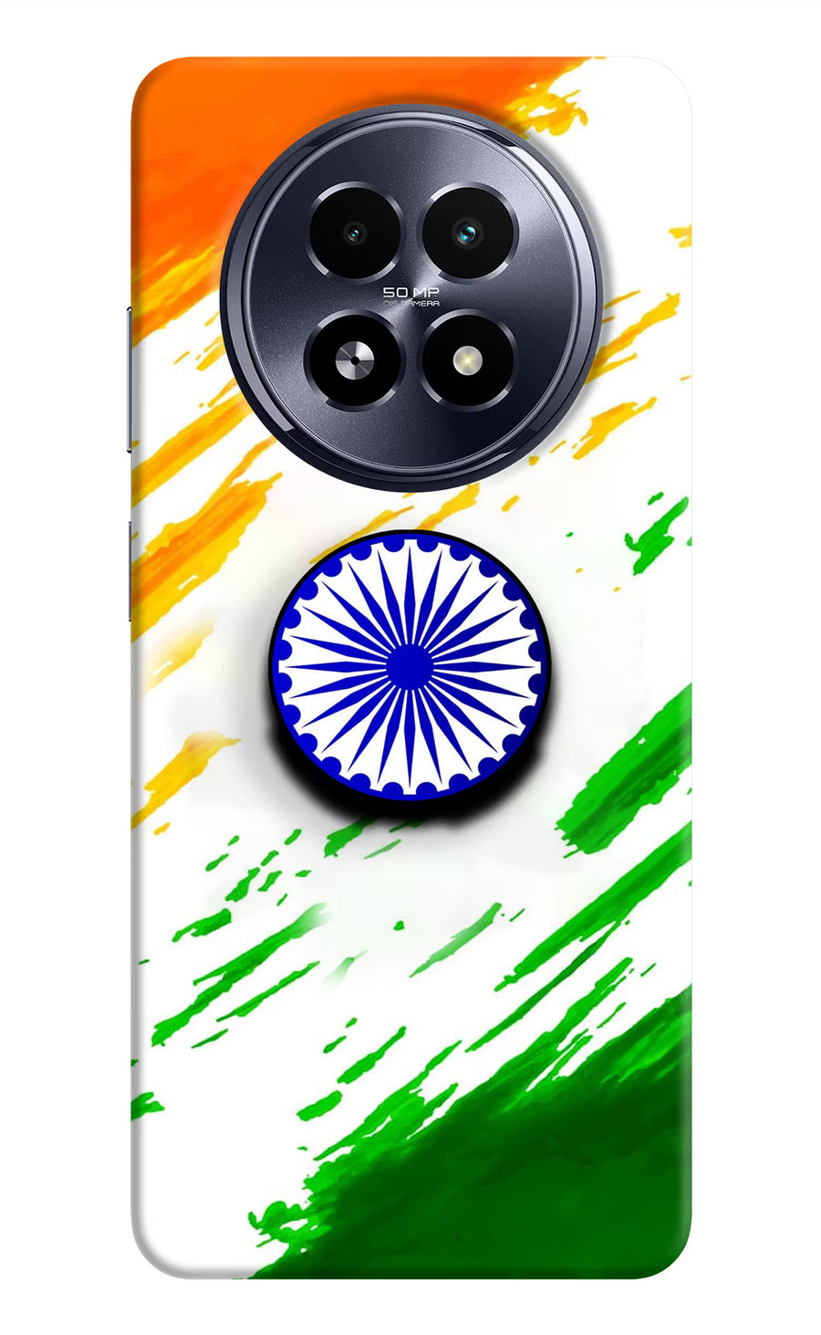 Indian Flag Ashoka Chakra Realme 13 5G Pop Case, Hard case