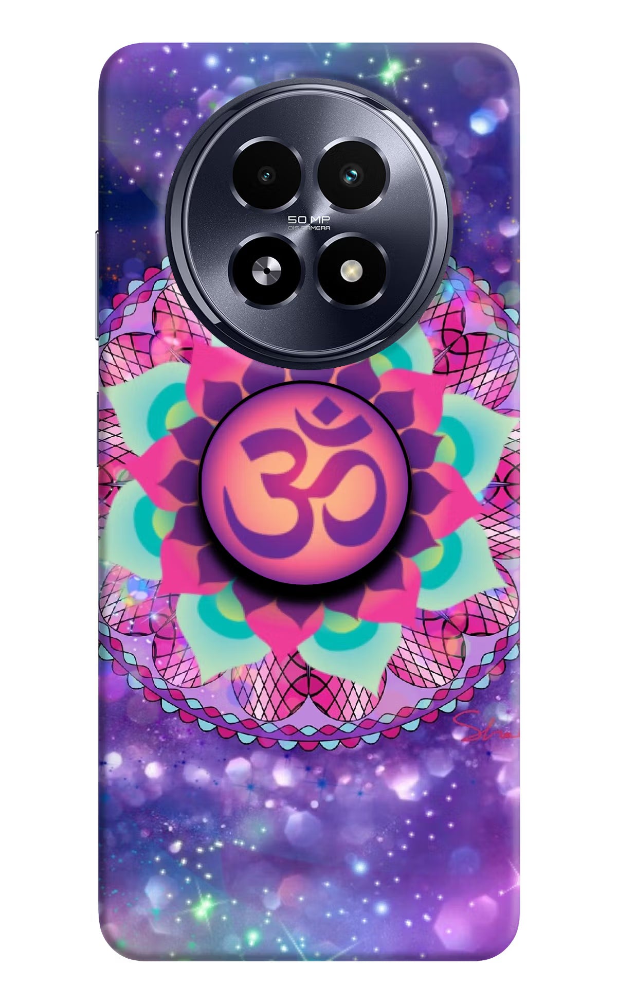 Om Purple Realme 13 5G Pop Case by Casekaro