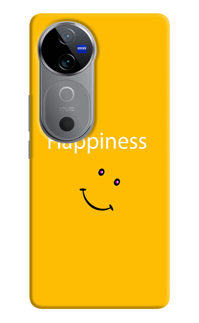 Happiness With Smiley Vivo V40 5G Hard Case Back Cover by Casekaro