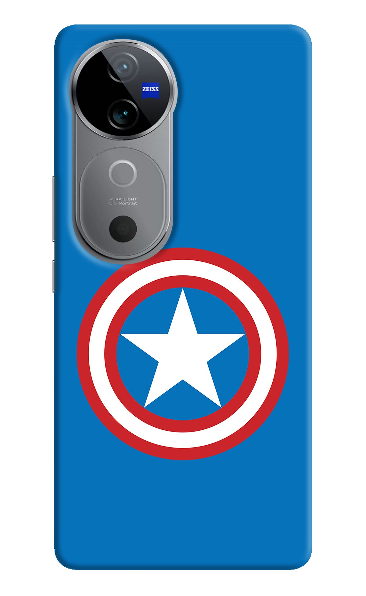 Captain America Logo Vivo V40 5G Back Cover