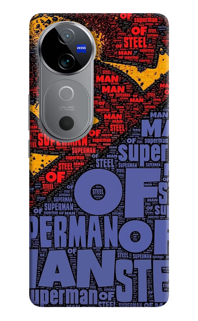 Superman Vivo V40 5G Hard Case Back Cover by Casekaro