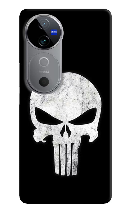Punisher Skull Vivo V40 5G Hard Case Back Cover by Casekaro