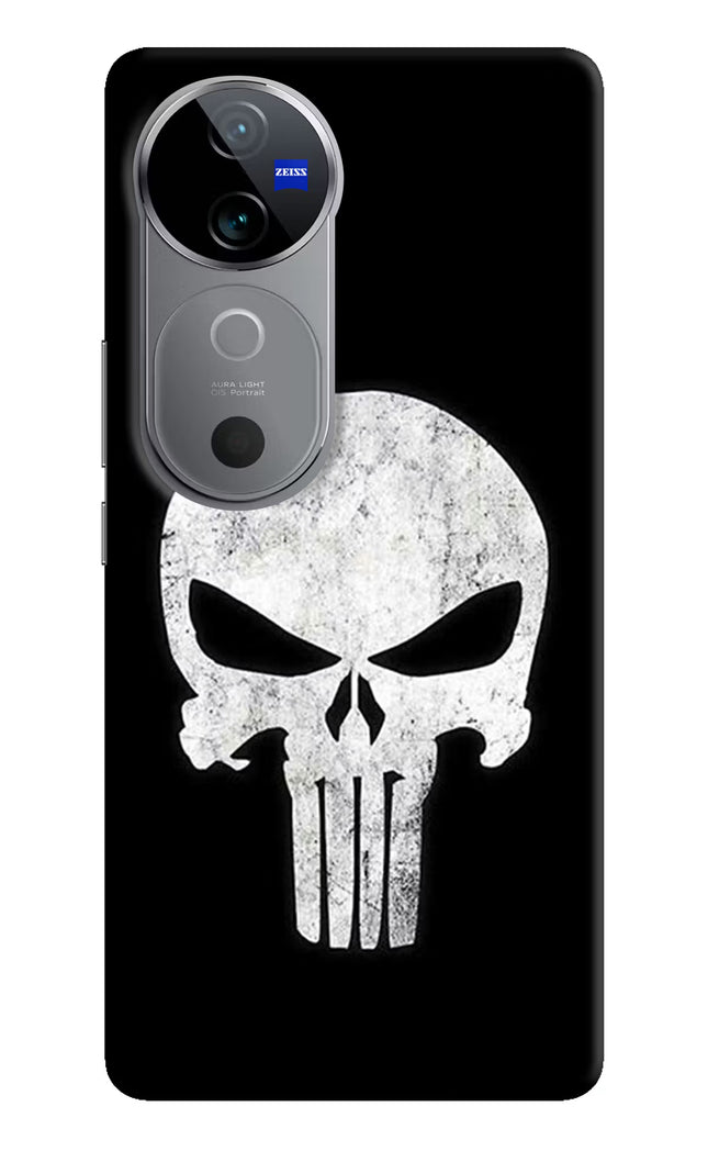 Punisher Skull Vivo V40 5G Hard Case Back Cover by Casekaro