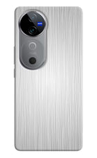 Wooden Grey Texture Vivo V40 5G Hard Case Back Cover by Casekaro