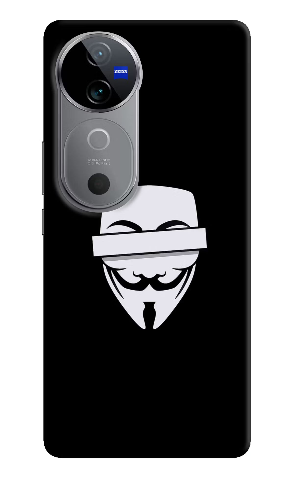Anonymous Face Vivo V40 5G Hard Case Back Cover by Casekaro