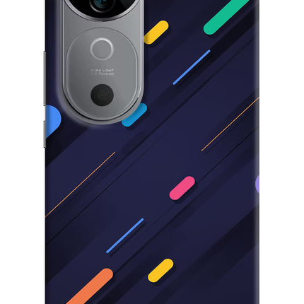 Abstract Design Vivo V40 5G Hard Case Back Cover by Casekaro