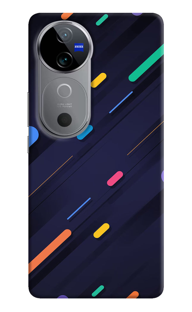 Abstract Design Vivo V40 5G Hard Case Back Cover by Casekaro