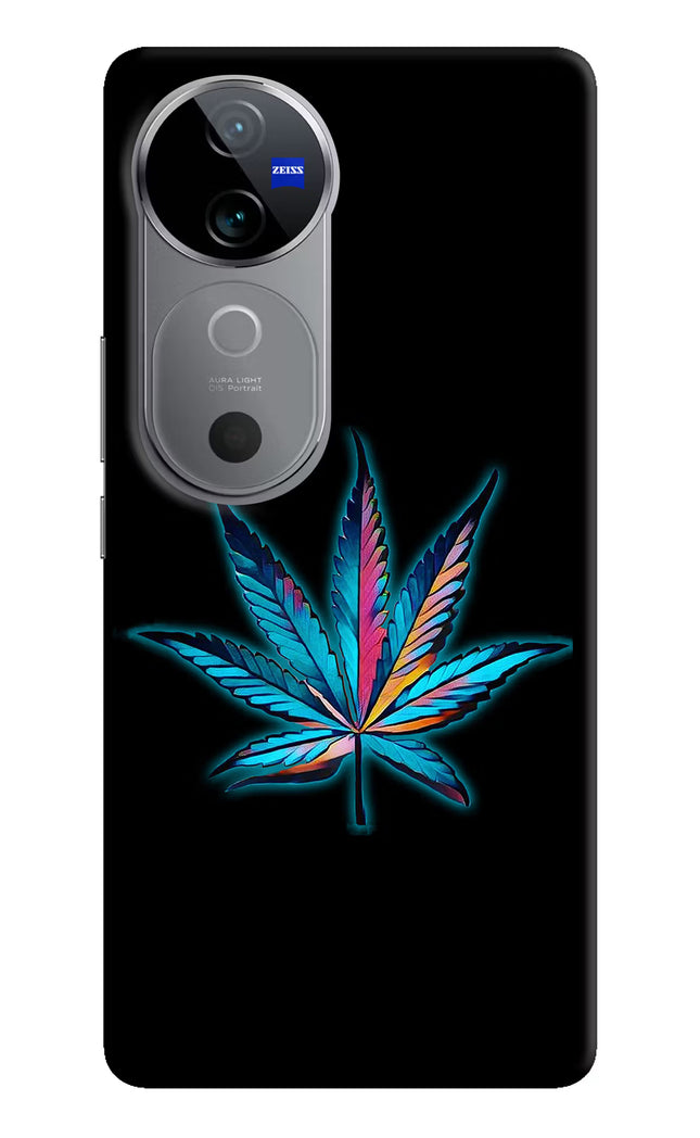 Weed Vivo V40 5G Hard Case Back Cover by Casekaro