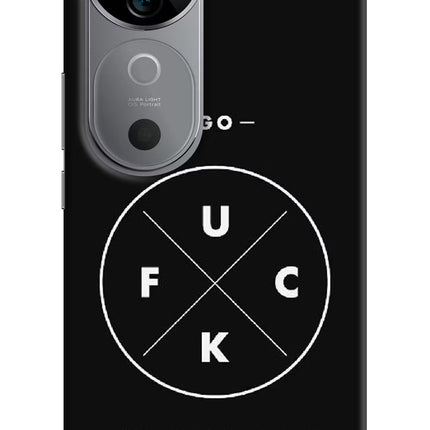 Go Fuck Yourself Vivo V40 5G Hard Case Back Cover by Casekaro