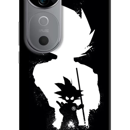 Goku Shadow Vivo V40 5G Hard Case Back Cover by Casekaro