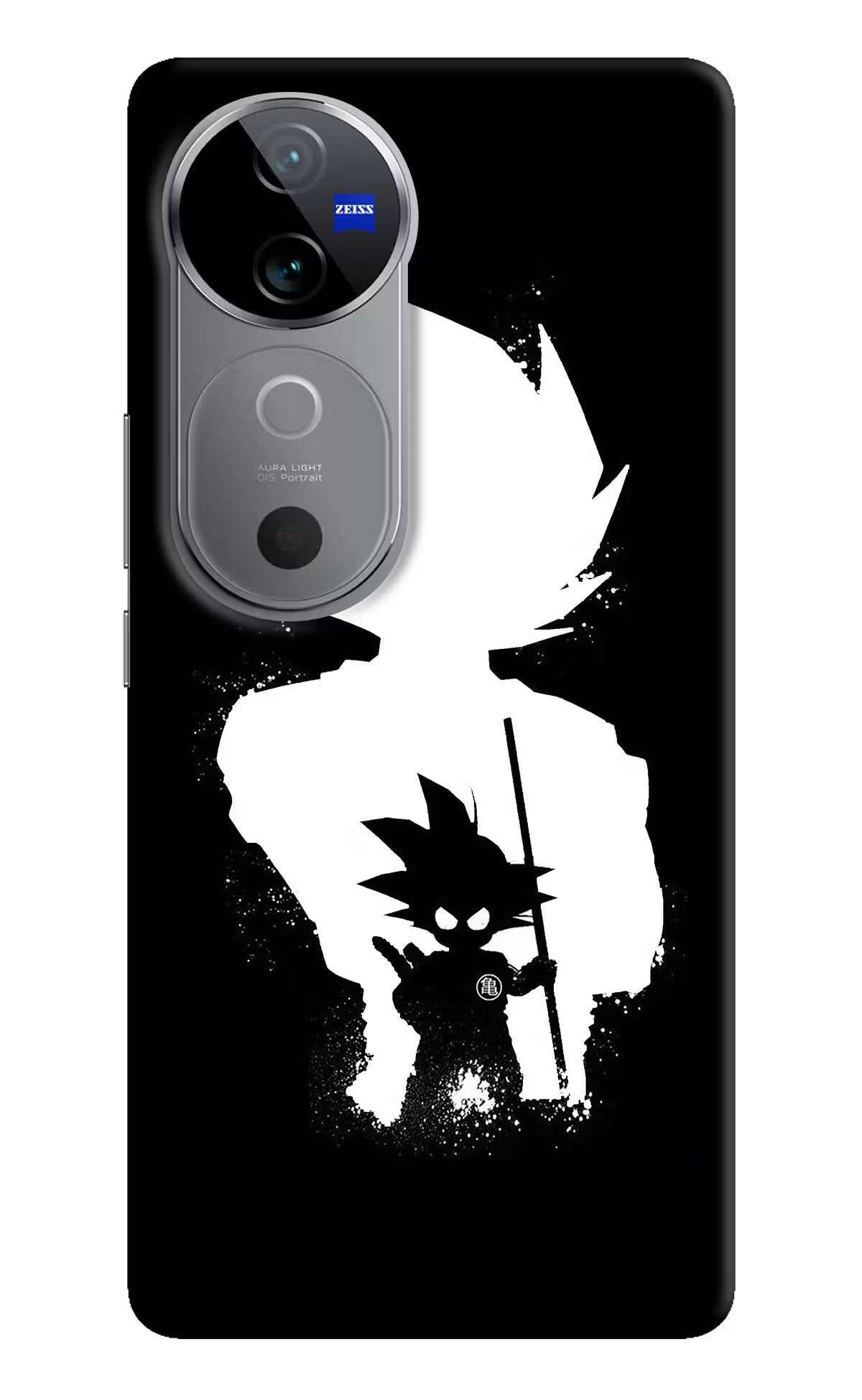Goku Shadow Vivo V40 5G Hard Case Back Cover by Casekaro