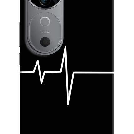 Heart Beats Vivo V40 5G Hard Case Back Cover by Casekaro