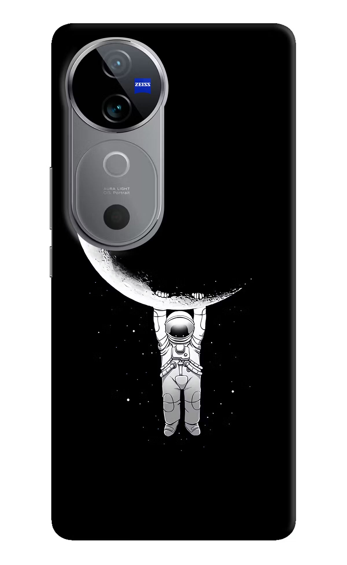 Moon Space Vivo V40 5G Hard Case Back Cover by Casekaro