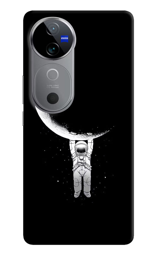 Moon Space Vivo V40 5G Hard Case Back Cover by Casekaro