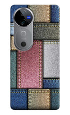 Multicolor Jeans Vivo V40 5G Hard Case Back Cover by Casekaro