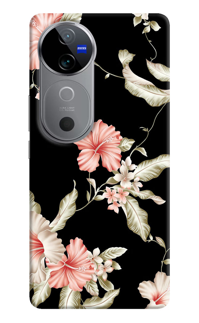 Flowers Vivo V40 5G Hard Case Back Cover by Casekaro