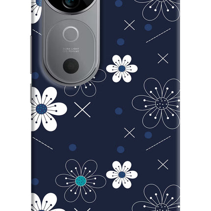 Flowers Vivo V40 5G Hard Case Back Cover by Casekaro