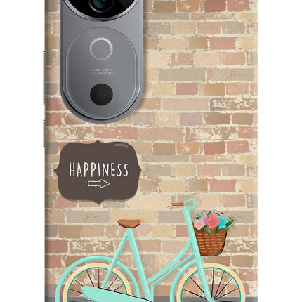 Happiness Artwork Vivo V40 5G Hard Case Back Cover by Casekaro