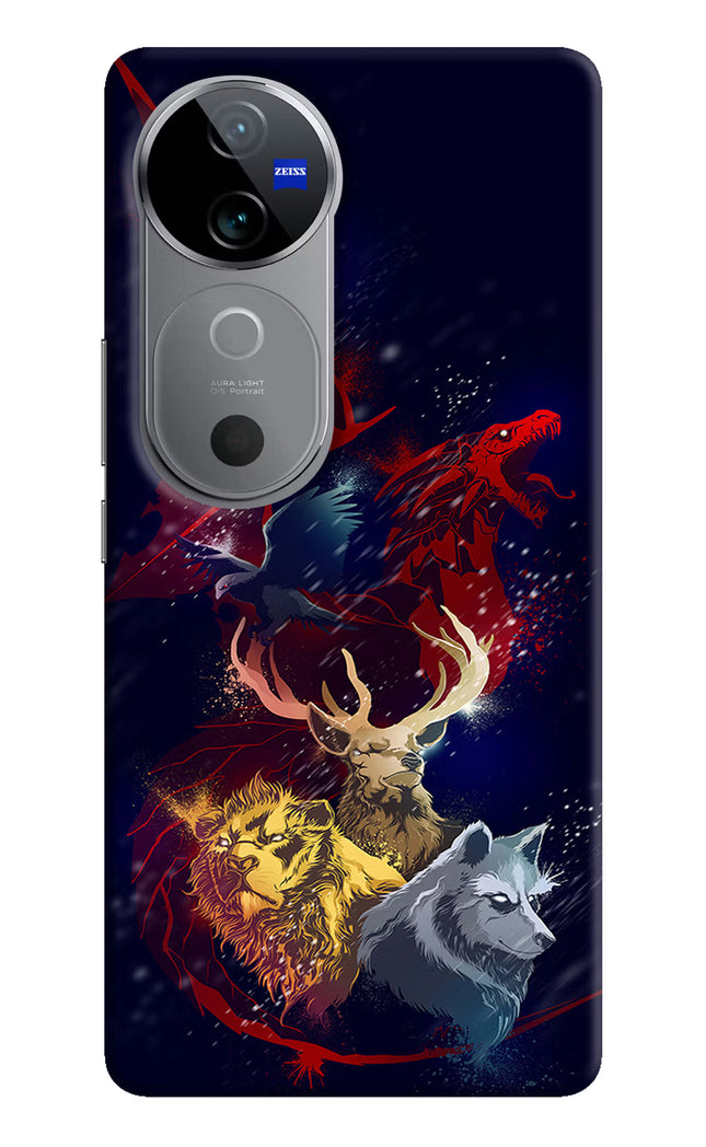 Game Of Thrones Vivo V40 5G Hard Case Back Cover by Casekaro