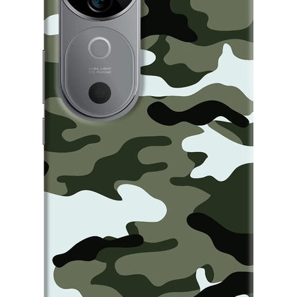 Camouflage Vivo V40 5G Hard Case Back Cover by Casekaro