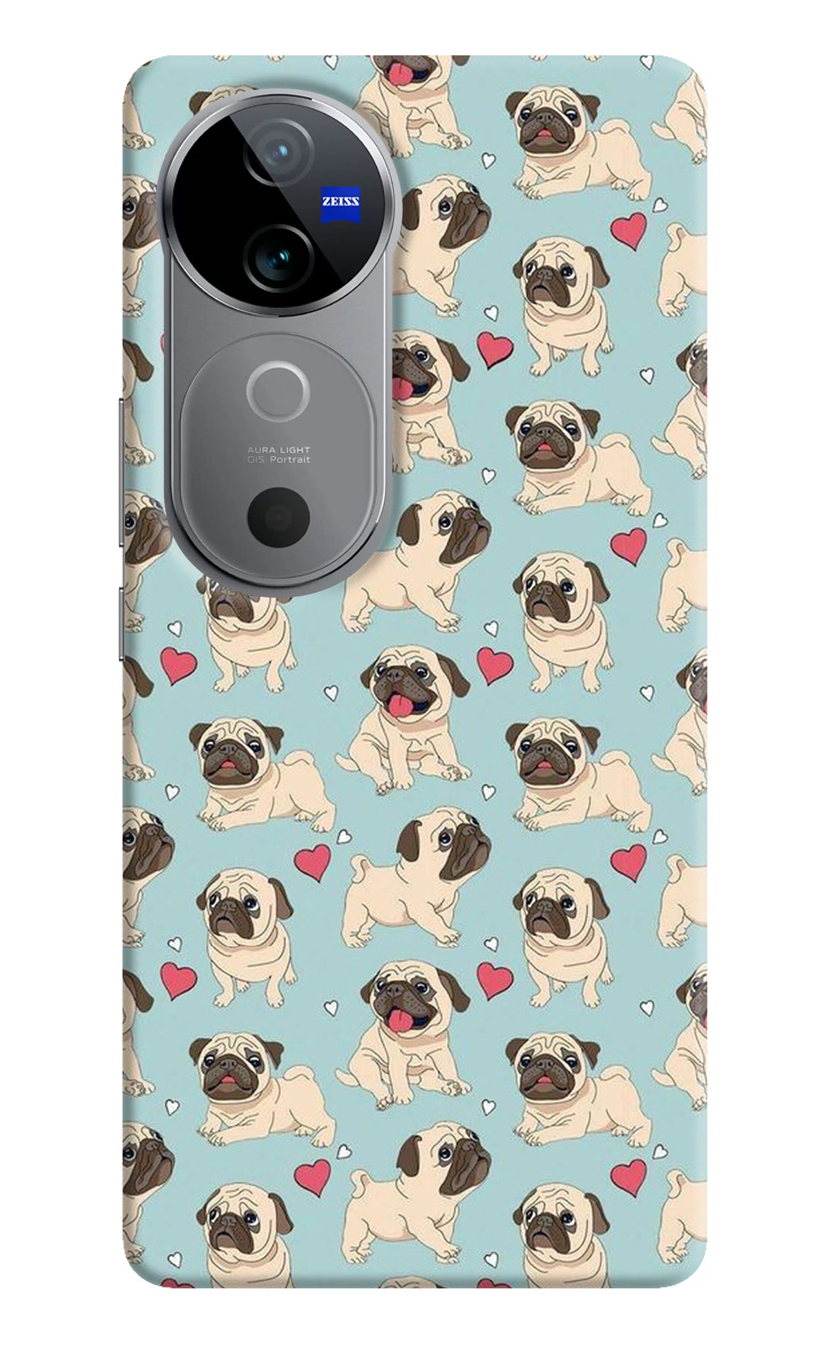 Pug Dog Vivo V40 5G Back Cover