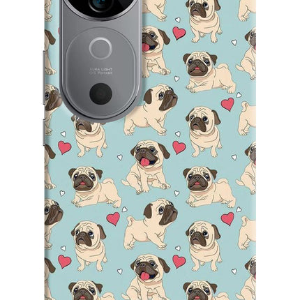 Pug Dog Vivo V40 5G Hard Case Back Cover by Casekaro
