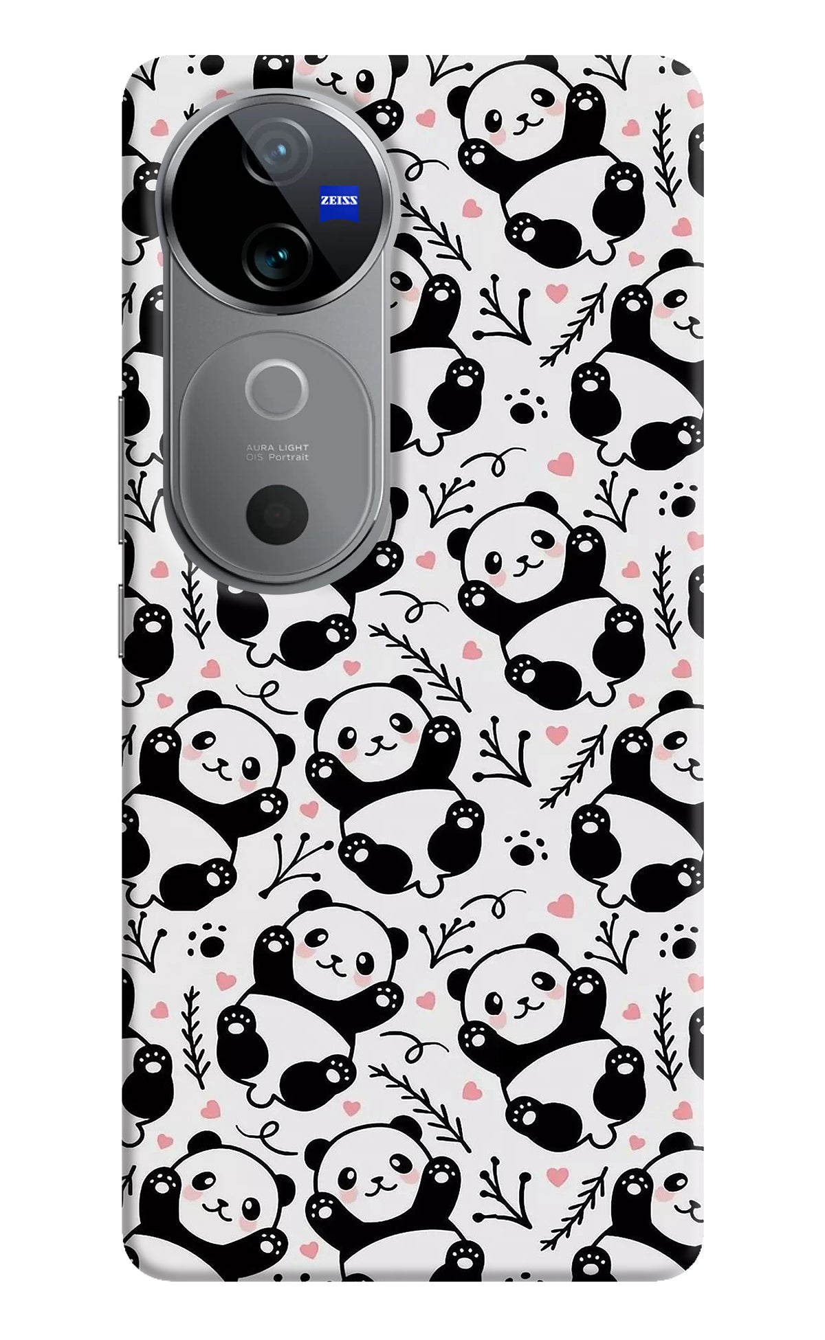 Cute Panda Vivo V40 5G Back Cover