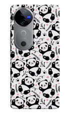 Cute Panda Vivo V40 5G Hard Case Back Cover by Casekaro