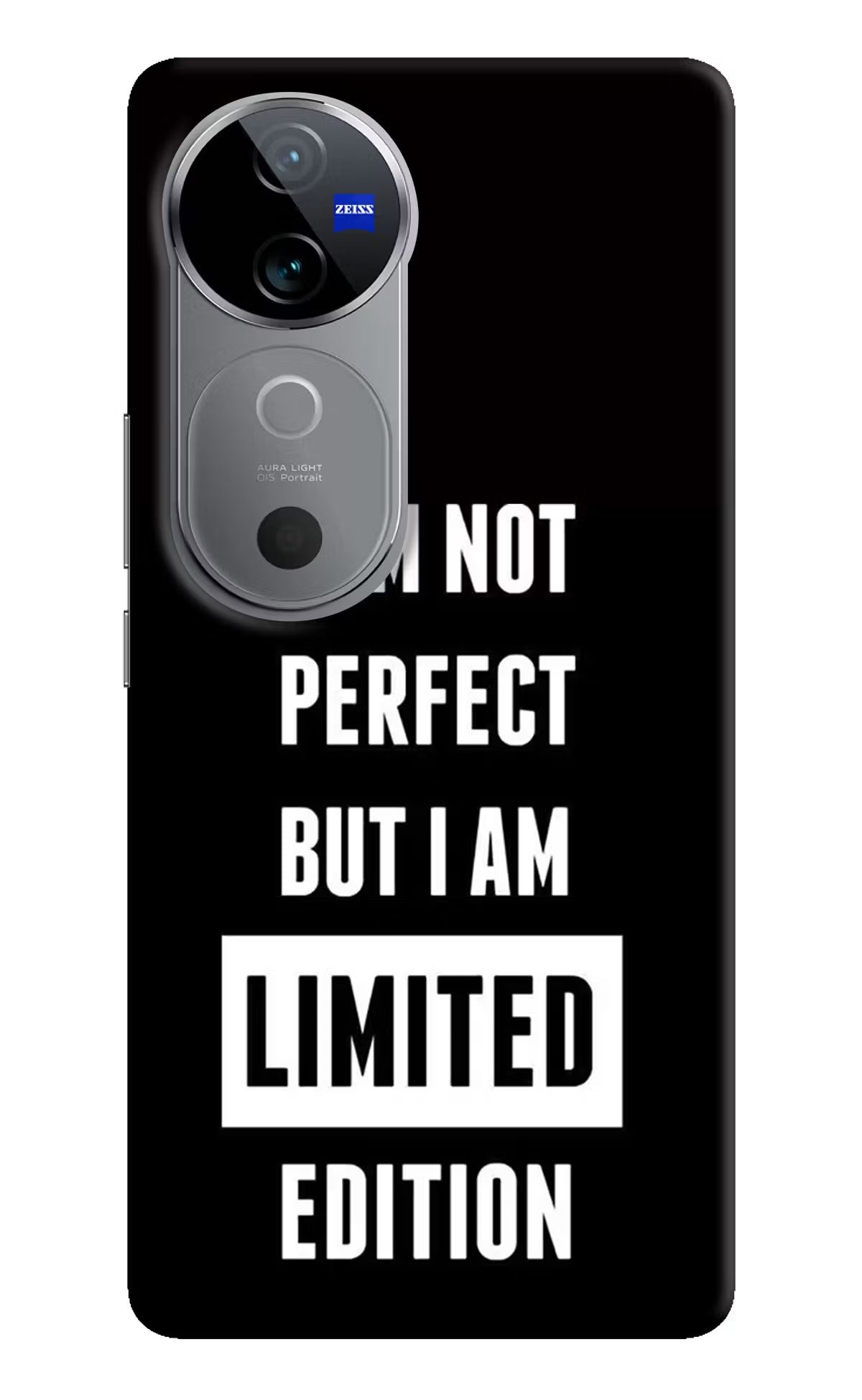 I Am Not Perfect But I Am Limited Edition Vivo V40 5G Hard Case Back Cover by Casekaro