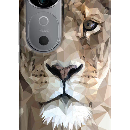 Lion Art Vivo V40 5G Hard Case Back Cover by Casekaro