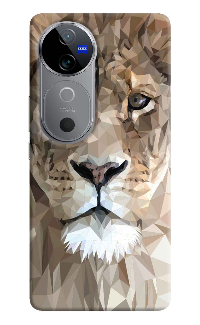 Lion Art Vivo V40 5G Hard Case Back Cover by Casekaro